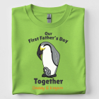 Our First Father's Day Together Emperor Penguin and Baby Gift For Dad