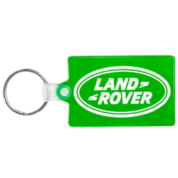 Rectangle Soft Plastic Keychains