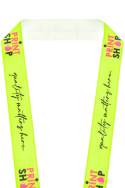 Fluorescent Neon Full Color Lanyards
