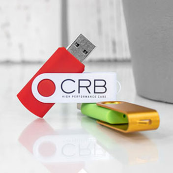 Custom Color Swivel USB