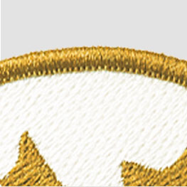 Velcro patch HWPO metalic gold 