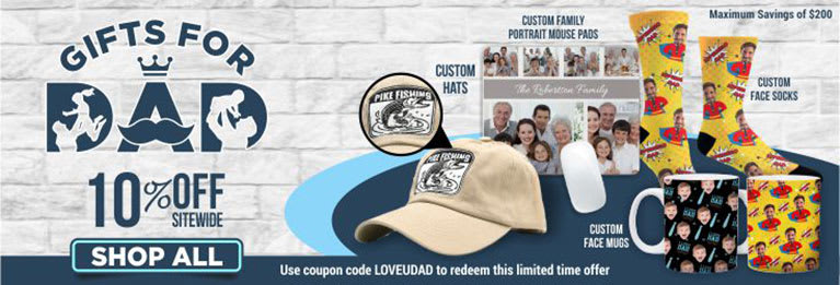 Customizable Promotional Product - Father's Day Sale