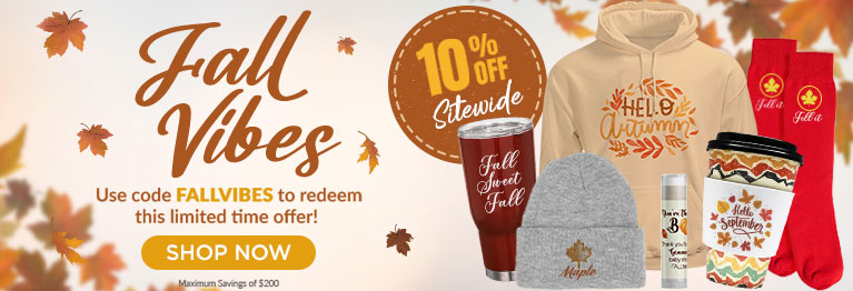 Customizable Promotional Product - Fall Vibes Sale
