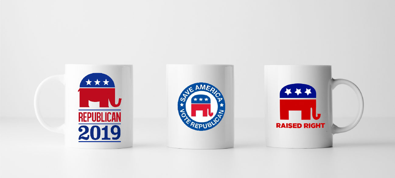 Custom Republican Ceramic Mugs