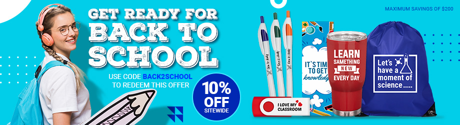 Customizable Promotional Product - Back To School Sale