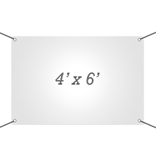 Custom 4' x 6' Yard Signs