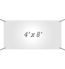 Custom 4' X 8' Yard Signs