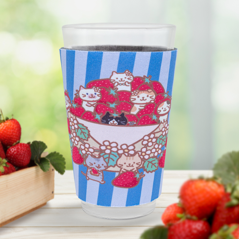 Custom Full Color Foam Pint Glass Sleeves