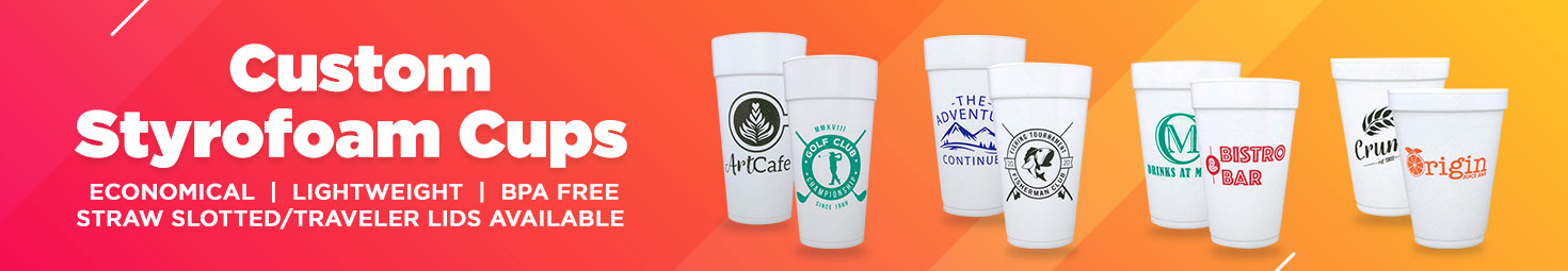 Customizable Styrofoam Cups