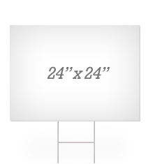 Blank 24" x 24" Yard Signs