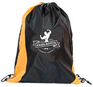 Custom Two Tone Wavy Drawstring Bags