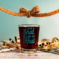 Custom Wedding Clear Shot Glasses