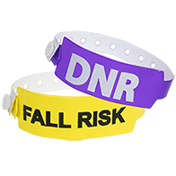 Medical Alert Vinyl Wristbands