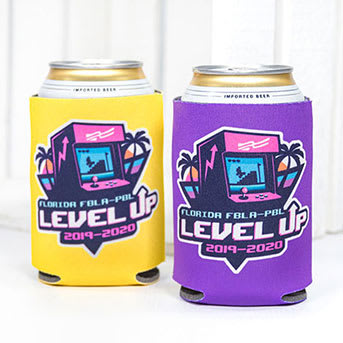 Custom Custom Fluorescent Can Coolers
