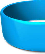 Custom 2 Inch Silicone Wristbands