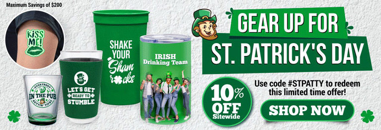 Customizable Promotional Product - St.Patrick's Day Sales 2023