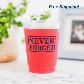 8oz Frosted Stadium Cups