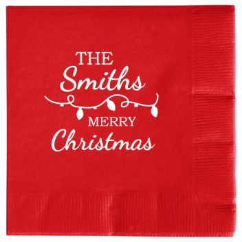 Christmas Day The Smiths Merry 2ply Economy Beverage Napkins Style 114583