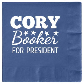 Cory Booker For President 2ply Economy Beverage Napkins Style 109618