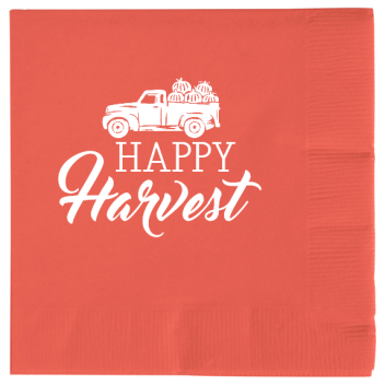 Fall Happy Harvest 2ply Economy Beverage Napkins Style 112225