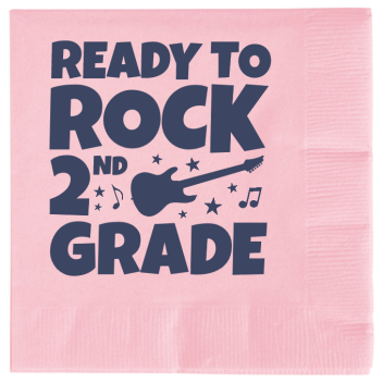 Back To School Ready Rock Grade 2 Nd 2ply Economy Beverage Napkins Style 139124