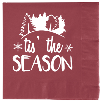 Christmas Tis The Season 2ply Economy Beverage Napkins Style 114621