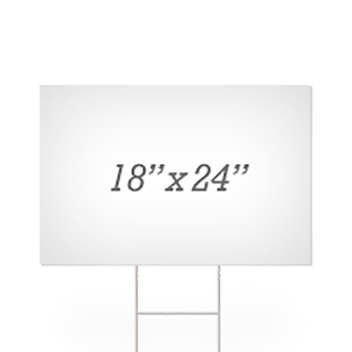 Blank 18" X 24" Yard Signs