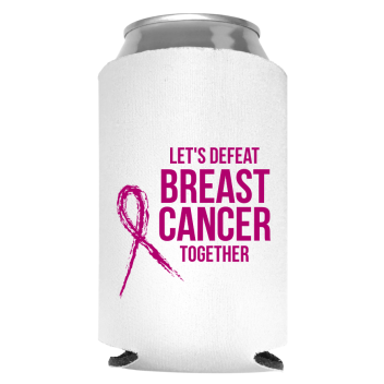 Breast Cancer Full Color Foam Collapsible Coolies Style 94279