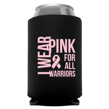 Breast Cancer Full Color Foam Collapsible Coolies Style 94336