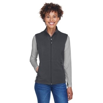 Core365 Ladies' Cruise Two-layer Fleece Bonded Soft shell Vest