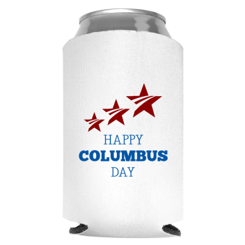 Columbus Day Full Color Foam Collapsible Coolies Style 85881