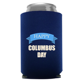 Columbus Day Full Color Foam Collapsible Coolies Style 85979