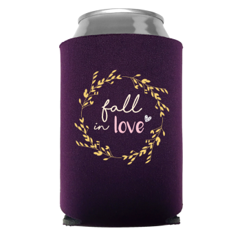 Fall In Love Full Color Foam Collapsible Coolies Style 94023