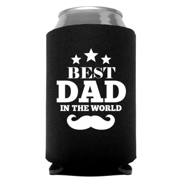 Fathers Day Full Color Foam Collapsible Coolies Style 106989