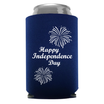 Fourth Of July Full Color Foam Collapsible Coolies Style 107534