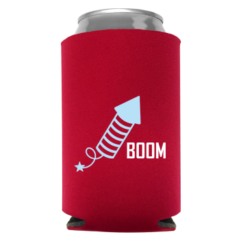 Fourth  Of July Full Color Foam Collapsible Coolies Style 107746