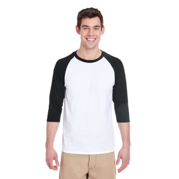 Gildan Adult Heavy Cotton™ 3/4-raglan Sleeve T-shirt
