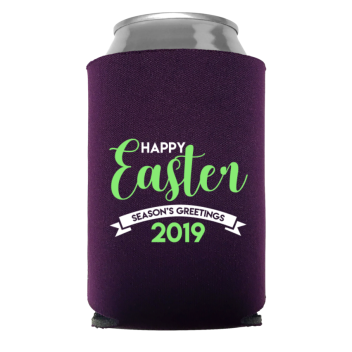 Happy Easter Day Full Color Foam Collapsible Coolies Style 104396