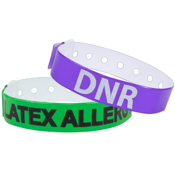 Medical Alert Regular Vinyl Wristbands