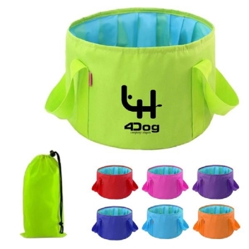 Multipurpose Foldable Bucket With Handle