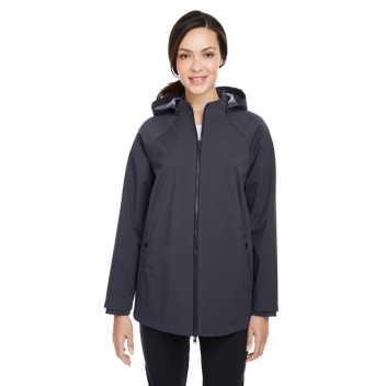North End Ladies' City Hybrid Soft Shell Hooded Jacket