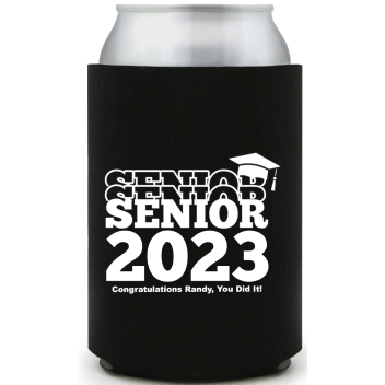 Personalized Senior Graduation Full Color Can Coolers