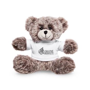 7" Soft Plush Bear With T-shirt