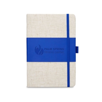 Soft Cover Pu And Heathered Fabric Journal