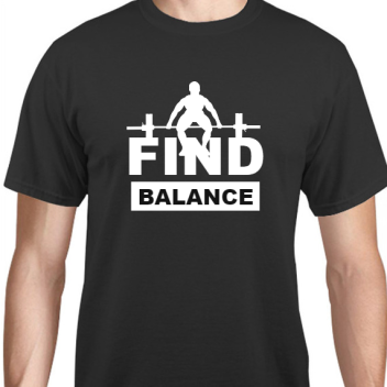 Business Find Balance Unisex Basic Tee T-shirts Style 131797