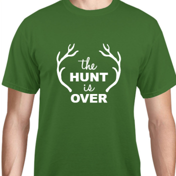 Engagement Over Hunt Is The Unisex Basic Tee T-shirts Style 131638