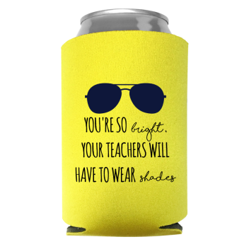 Back To School Full Color Foam Collapsible Coolies Style 110357