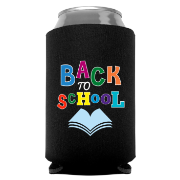 Back To School Full Color Foam Collapsible Coolies Style 110244
