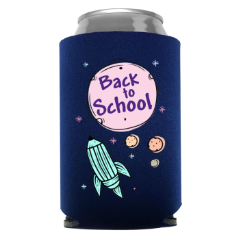 Back To School Full Color Foam Collapsible Coolies Style 110270