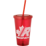 Red Tumbler - 16 oz. - Coffee Bottle
